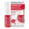 BetterYou D3000 + K2 Vitamin D + K2 Daily Oral Spray 12ml