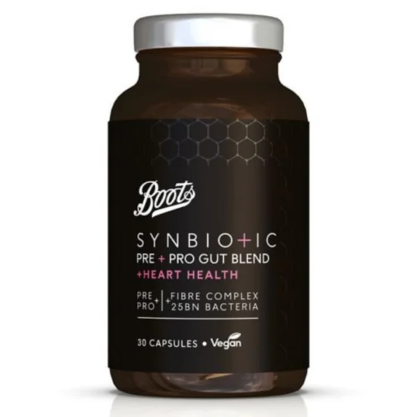 Boot Synbiotics Pre & Pro Gut Blend Heart Health 30 Capsules