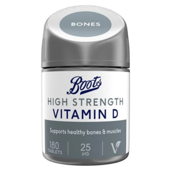 Boots High Strength Vitamin D 25 180 Tablets