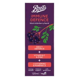Boots Immune Defence Black Elderberry Liquid, 120ml
