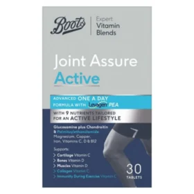 Boots Joint Assure Active with Levagen 30 Tablets