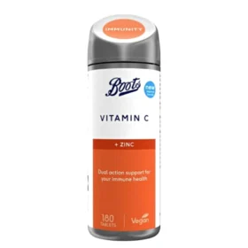 Boots Vitamin C and Zinc 180 Tablets