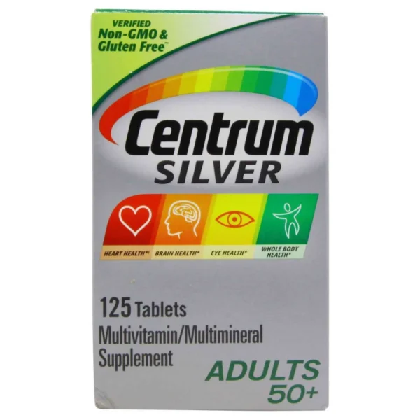 Centrum Silver Multivitamin Adult 50+ 125 Tablets
