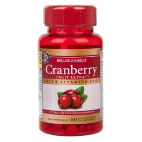 Holland & Barrett Cranberry Fruit Extract With Vitamins C & E 100 Tablets