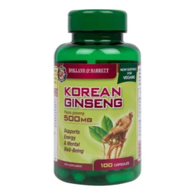 Holland & Barrett | Korean Ginseng 500mg 100 Capsules