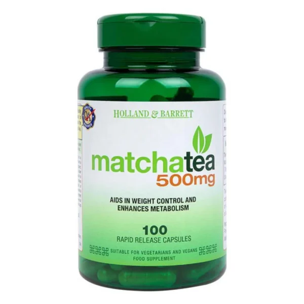 Holland & Barrett | Matcha Tea 500mg 100 Tablets