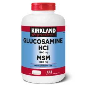 Kirkland Glucosamine HCL 1400mg MSM 1500mg 375 Caplets