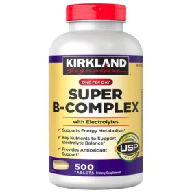 Kirkland Super One Per Day Super B-Complex With Electrolytes 500 Tablets