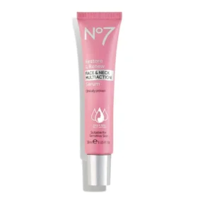No7 Restore & Renew Face & Neck Multi Action Serum 50ml