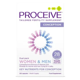Proceive Advanced Fertility Supplement Women & Men Dual Pack 120 Capsules