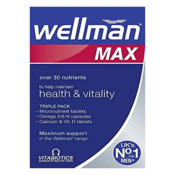 Vitabiotics | Vitabiotics Wellman Max - 84 Tablets
