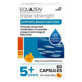 Equazen Triple Strength Capsules - Omega 3 & Omega 6 Supplement - 60 One-a-day Capsules
