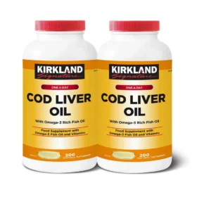 Kirkland Signature Cod Liver Oil + Omega 3 1150mg, 2 x 200 Count