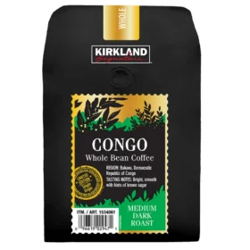 Kirkland Signature Congo Medium Dark Roast Coffee Beans 907g