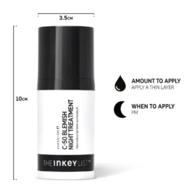 The INKEY List 5% C-50 Blemish Night Treatment 30ml