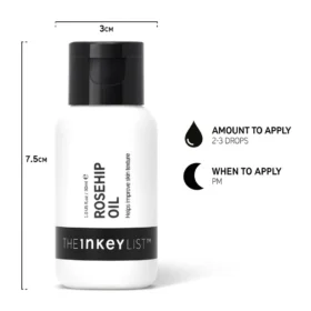 The INKEY List 100% Natural Rosehip Oil 30ml