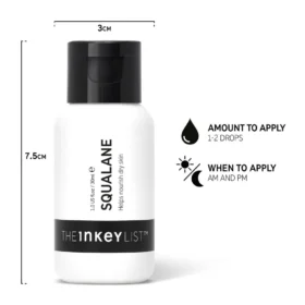 The INKEY List 100% Natural Squalane Oil 30ml