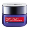 Loreal Paris Revitalift Filler Hyaluronic Acid Anti Ageing Night Cream 50ml
