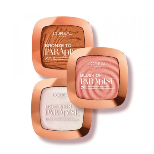 Loreal Paris Bronzer - Medium, Compact Case with Mirror and Brush 9g