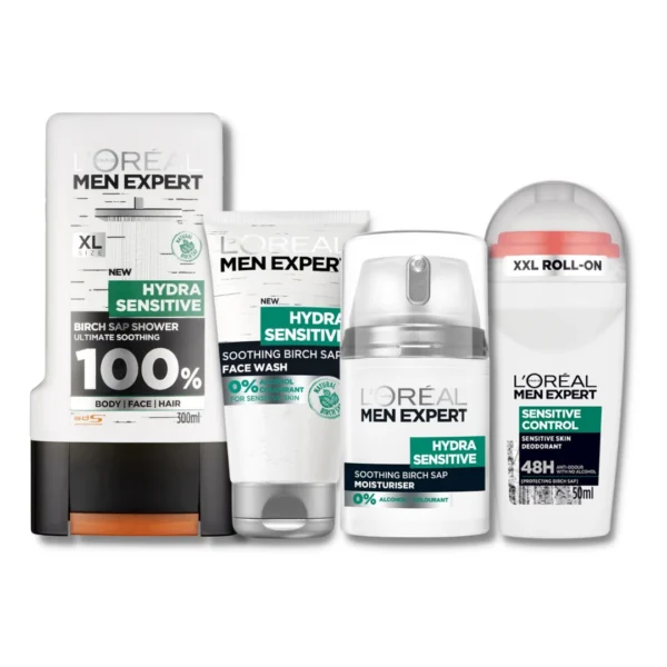 Loreal Men Expert Hydra Sensitive Skin Soothing White Range