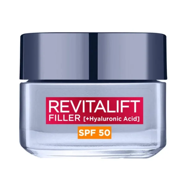 Loreal Paris Revitalift Filler + Hyaluronic Acid Anti Ageing Anti-Wrinkle SPF 50 Replumping Day Cream 50ml
