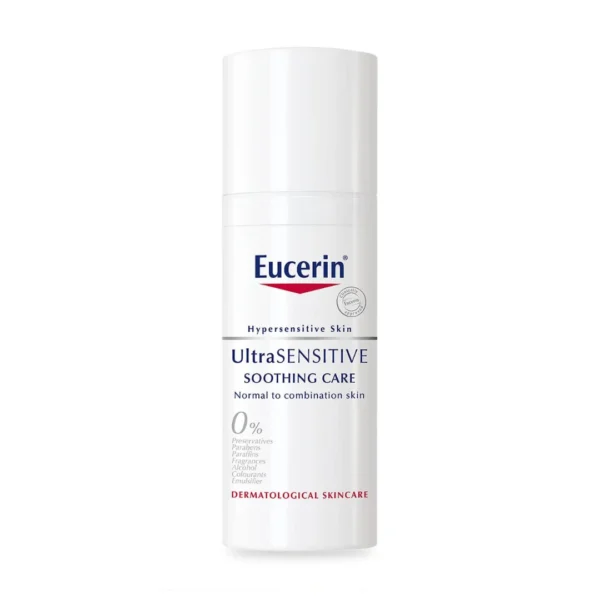 Eucerin UltraSensitive Soothing Face Cream Moisturiser (Normal to Combination Skin) 50ml