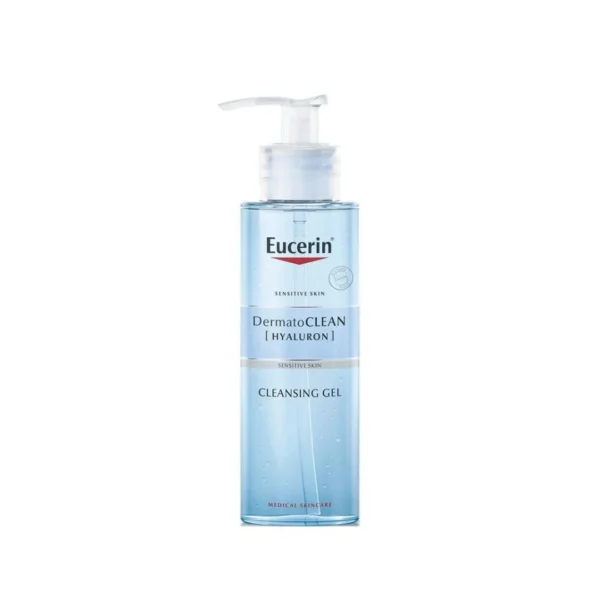 Eucerin DermatoCLEAN Face Cleansing Gel with Hyaluronic Acid, 200ml