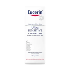 Eucerin UltraSensitive Soothing Face Cream Moisturiser (Normal to Combination Skin) 50ml