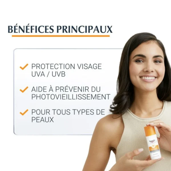 Eucerin Sun Anti-Ageing Sun Cream for Face with Hyaluronic Acid SPF 50+ 50ml